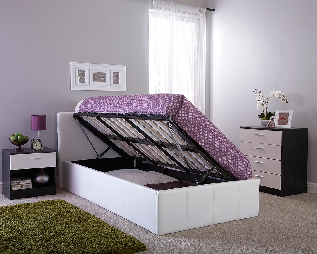 Side Lift Ottoman Bed