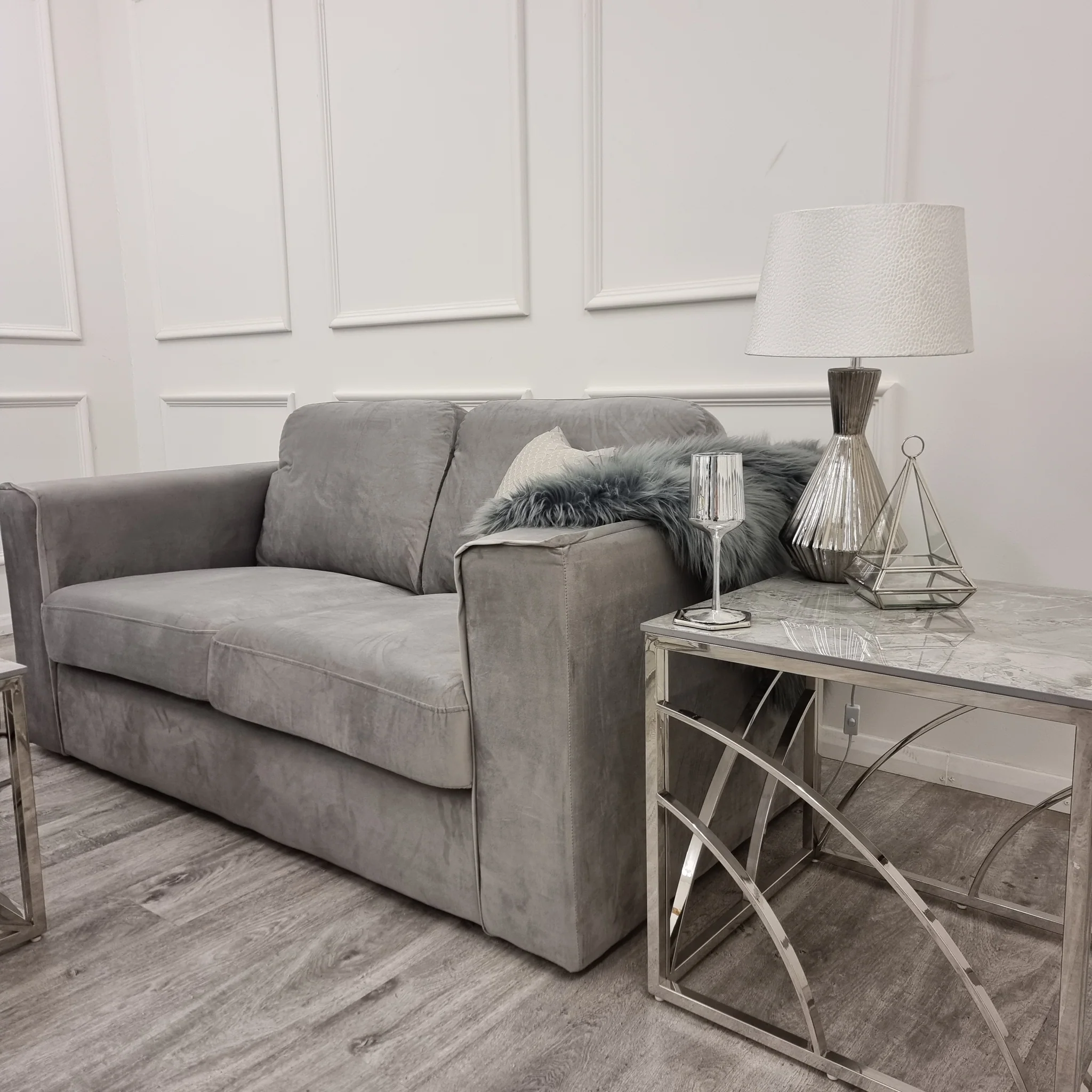 Hudson 3 & 2 Seater Sofa with fixed back cushion