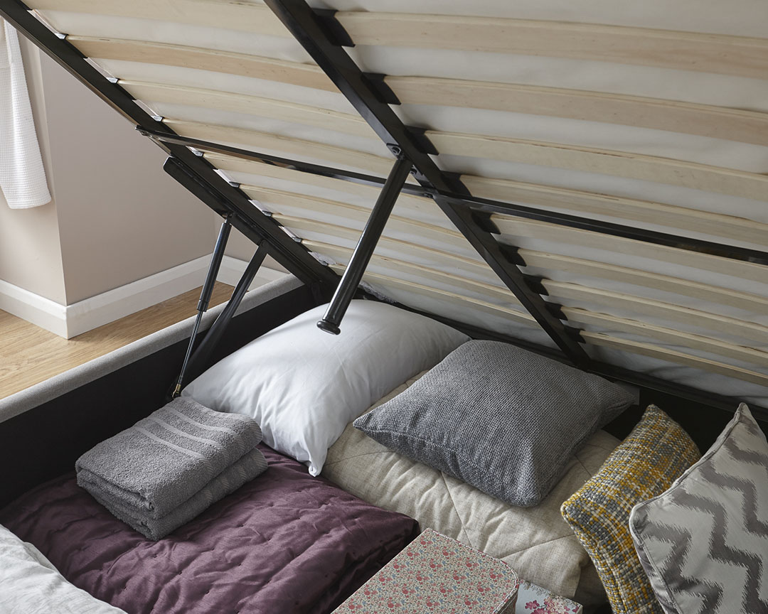 Hollywood Fabric Ottoman