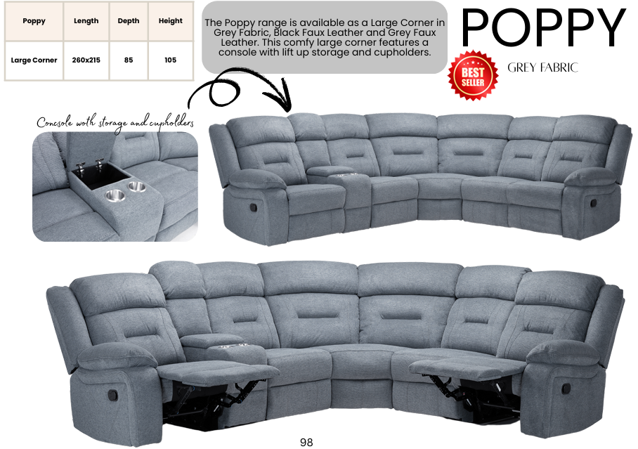 POPPY RECLINER SOFA