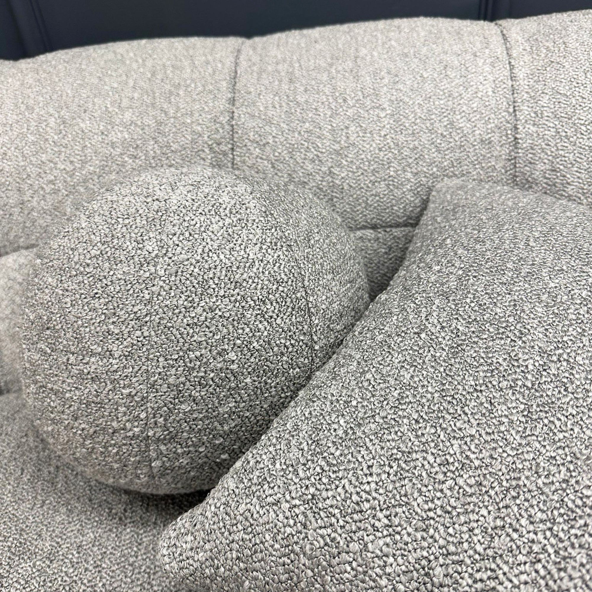 The Bubble Boucle Corner Sofa Grey