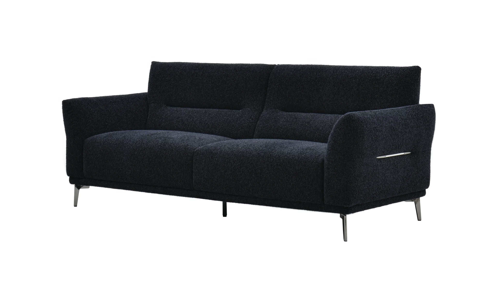Albany Sofa Range in Black Lux Boucle Fabric