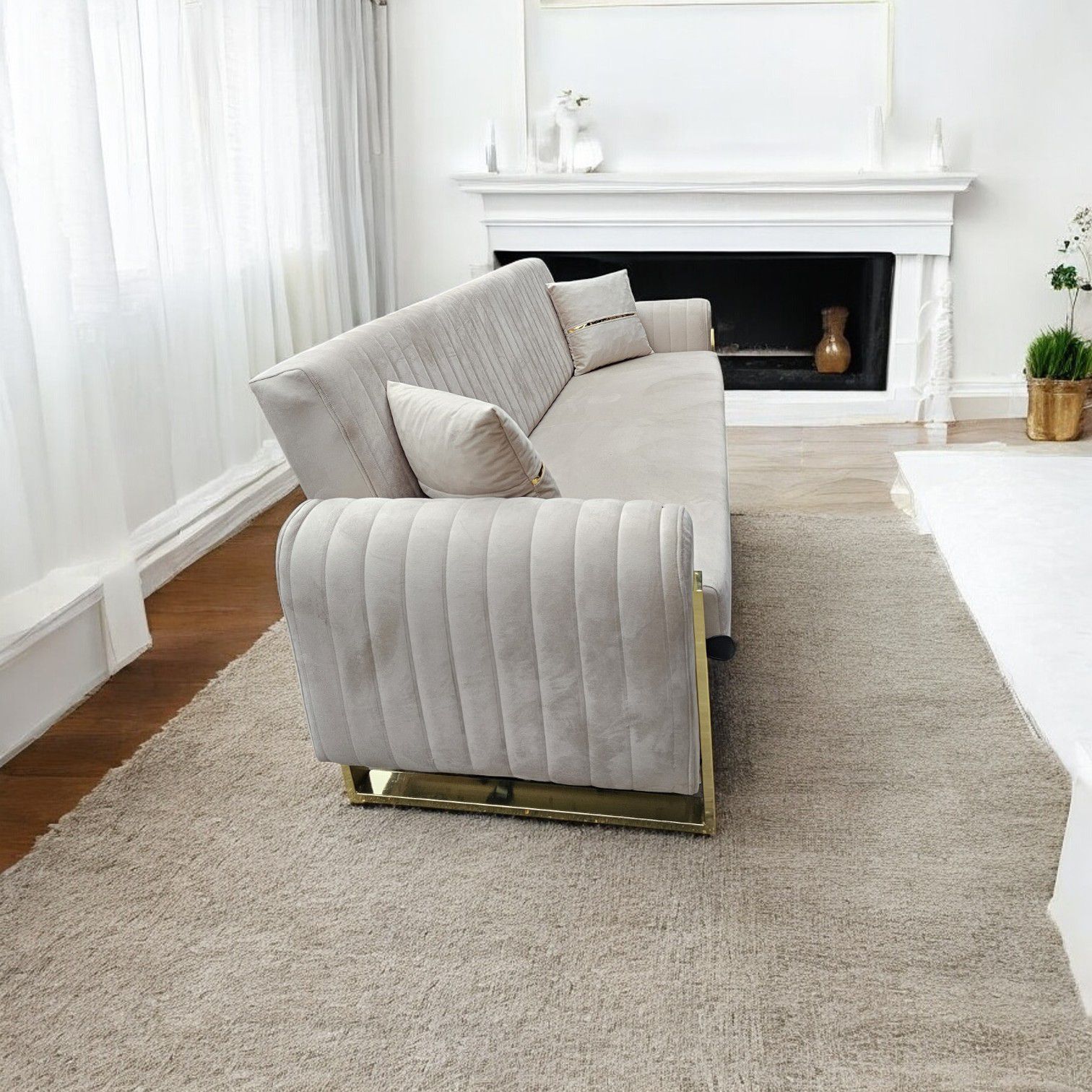 DARWEN 3 SEATER STORAGE FOAM SOFA BEDS