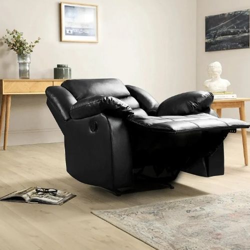 MILANO RECLINER LEATHER 3+2+1 SOFA SET (Air Leather UKFR)