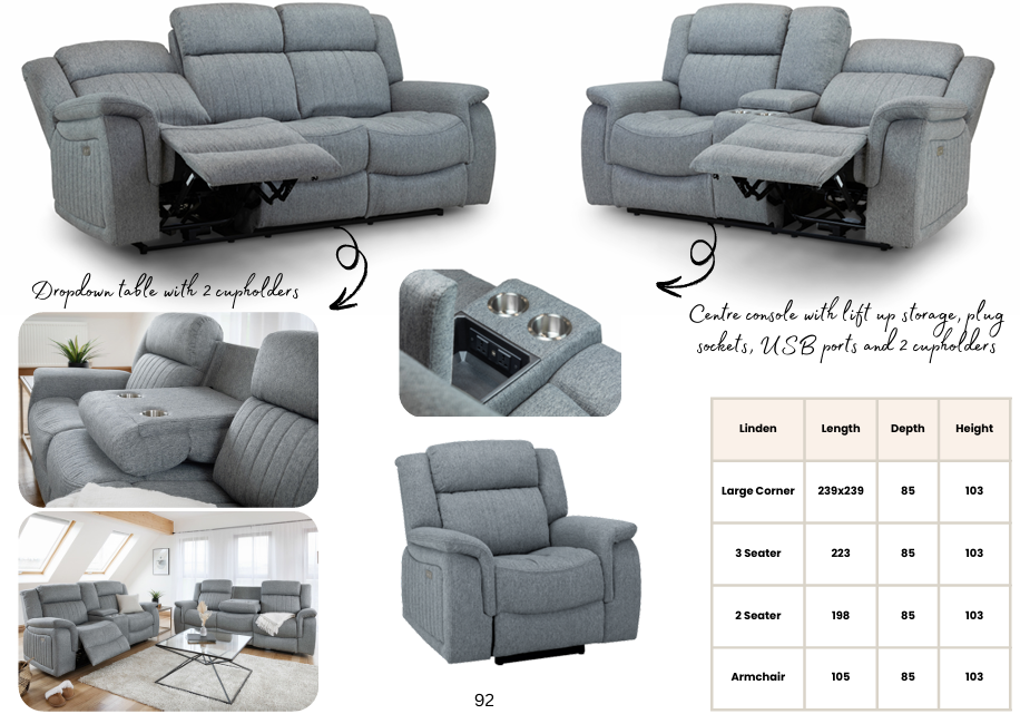 LINDEN RECLINER SOFA