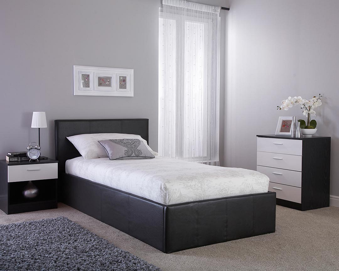 Side Lift Ottoman Bed