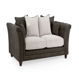 Allure Chesterfield Bed (Upholstered in Grey AC Linen)