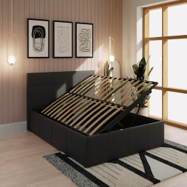 Allure Chesterfield Bed (Upholstered in Grey AC Linen)