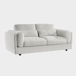 Allure Chesterfield Bed (Upholstered in Grey AC Linen)